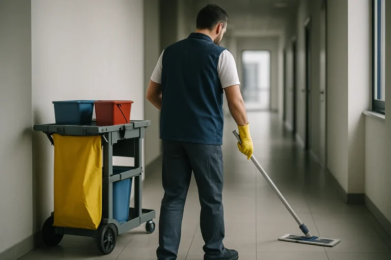 Professionnels du nettoyage à Provin nettoyant un appartement insalubre.