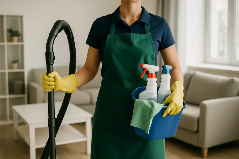 Équipe de nettoyage à Ardres utilisant des équipements modernes dans un appartement.